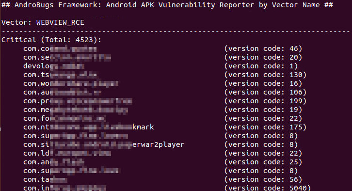 AndroBugs_ReportByVectorKey.py